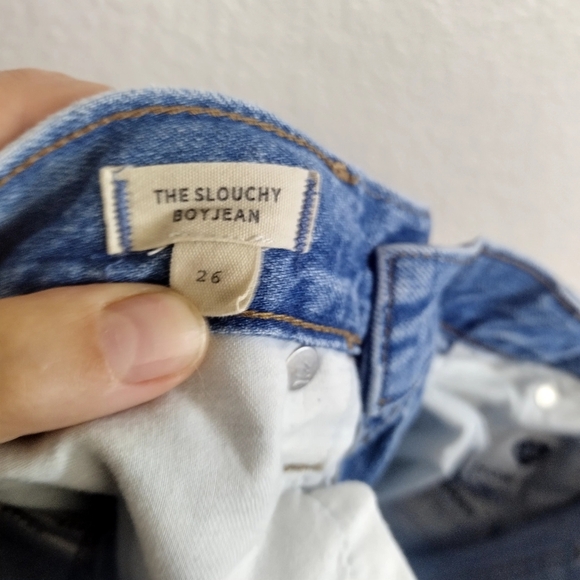 Madewell The Slouchy Boyjean in Riverspring Wash Sz 26 - Picture 8 of 11